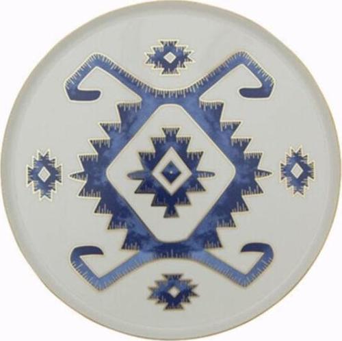 Arabesque Desen Düz Tabak 18cm