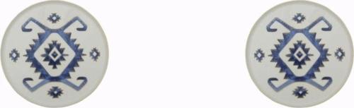 Arabesque Desen Düz Tabak 18cm 2'li