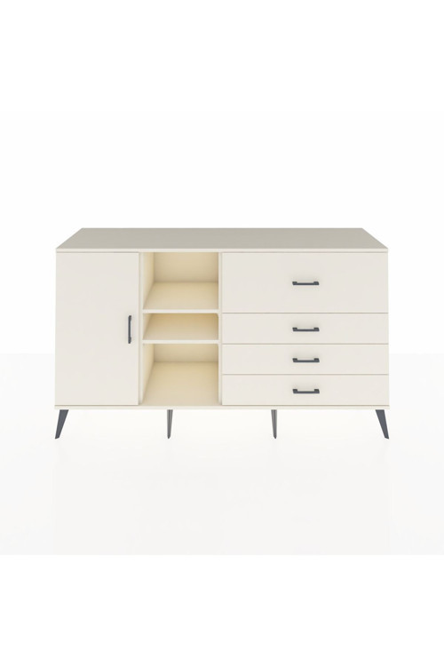 Kronos Konsol 4 Raflı 4 Çekmeceli 1 Kapaklı 176 x 59 x 99 cm Aytaşı - Aytaşı