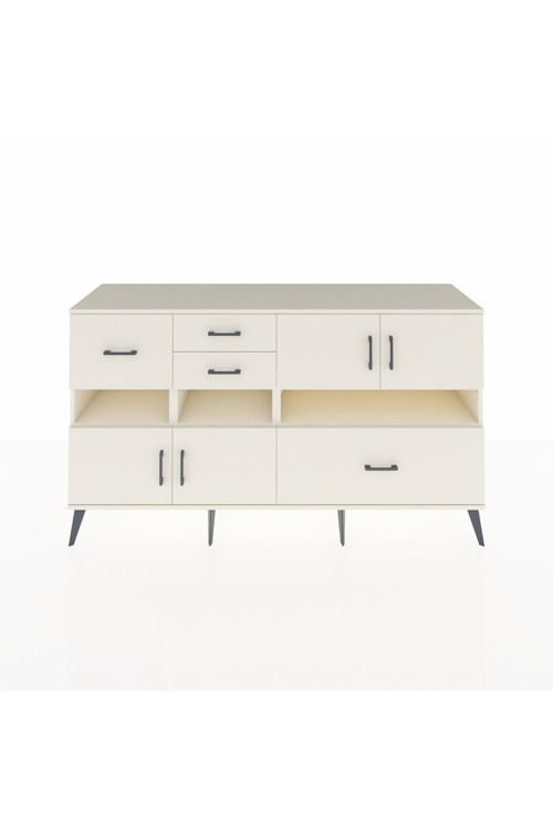 Kronos Konsol 5 Raflı 4 Çekmeceli 4 Kapaklı 176 x 59 x 99 cm Aytaşı - Aytaşı