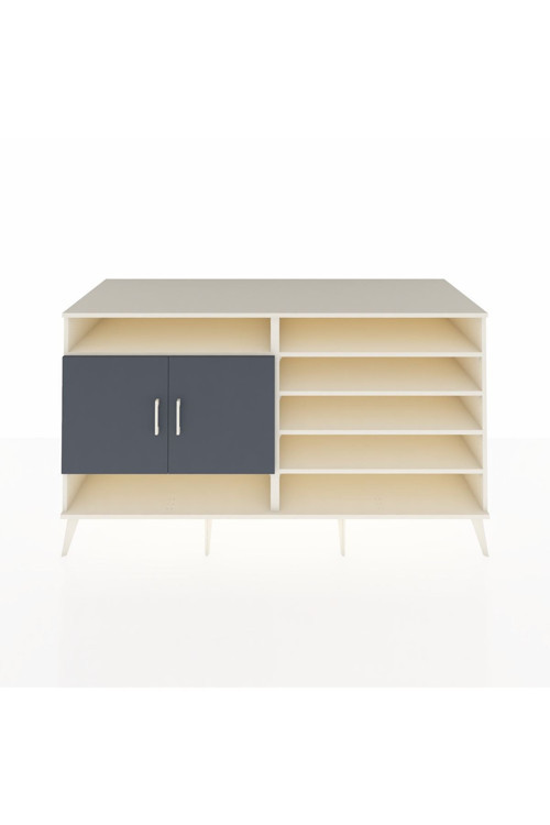 Kronos Konsol 7 Raflı 2 Kapaklı 176 x 59 x 99 cm Aytaşı - Antrasit