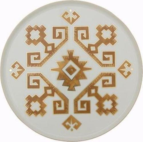 Arabesque Desen Düz Tabak 27cm