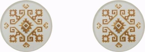 Arabesque Desen Düz Tabak 27cm 2'li