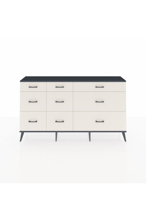 Arges Konsol 9 Çekmeceli 176 x 30 x 99 cm Antrasit - Antrasit - Aytaşı