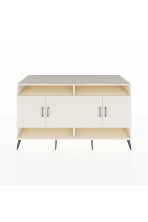 Kronos Konsol 6 Raflı 4 Kapaklı 176x59x99 Aytaşı-Aytaşı/Çam