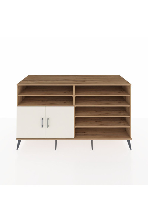 Kronos Konsol 7 Raflı 2 Kapaklı 176 x 59 x 99 cm Çam - Aytaşı - Çam