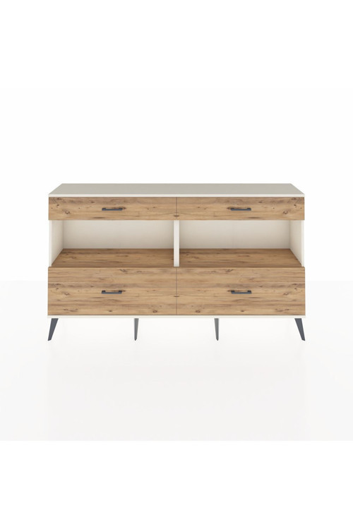 Arges Konsol 2 Raflı 4 Çekmeceli 176x30x99 Aytaşı-Çam