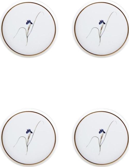 Botanical Desen Düz Tabak 21cm 4'lü