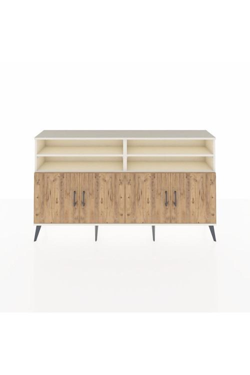 Arges Konsol 6 Raflı 4 Kapaklı 176x30x99 Aytaşı-Çam/Aytaşı