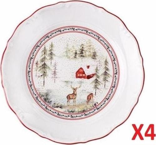 Caribou Düz Tabak 19cm 4'lü 04ap022128