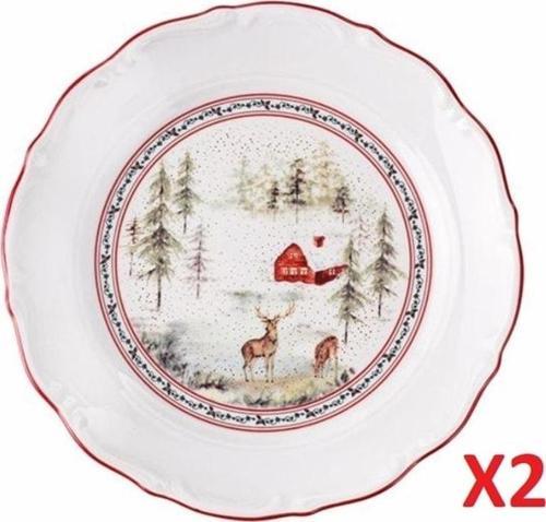 Caribou Düz Tabak 24cm 2'li 04ap022130