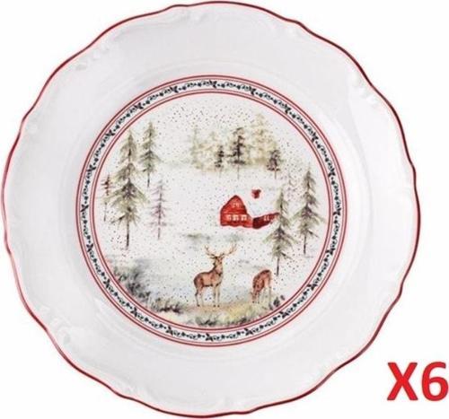 Caribou Düz Tabak 24cm 6'lı 04ap022130