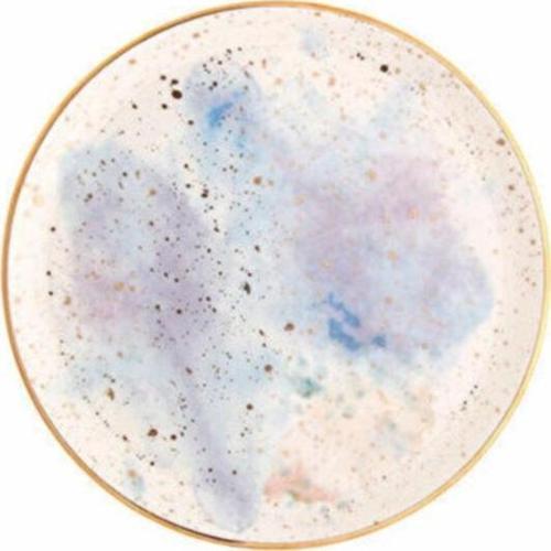 Cosmos Desen 4 Düz Tabak 17 Cm