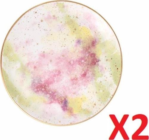 Cosmos Desen Düz Tabak 17cm 2'li 04alm006677