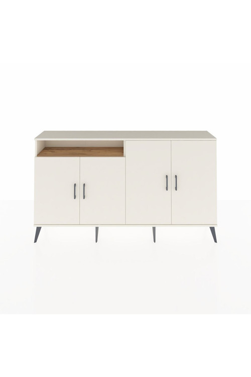 Arges Konsol 4 Raflı 4 Kapaklı 176x30x99 Aytaşı-Aytaşı/Çam