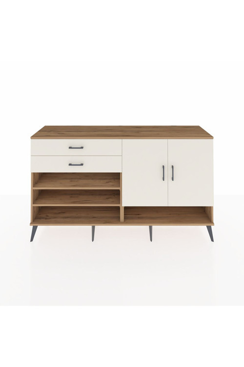 Hyperion Konsol 4 Raflı 2 Çekmeceli 2 Kapaklı 176 x 44 x 99 cm Çam - Aytaşı
