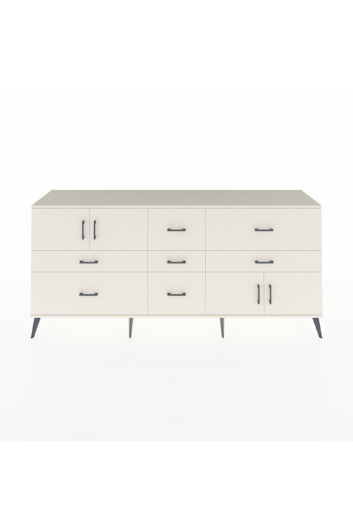 Hyperion Konsol 3 Raflı 7 Çekmeceli 4 Kapaklı 220 x 44 x 99 cm Aytaşı - Aytaşı
