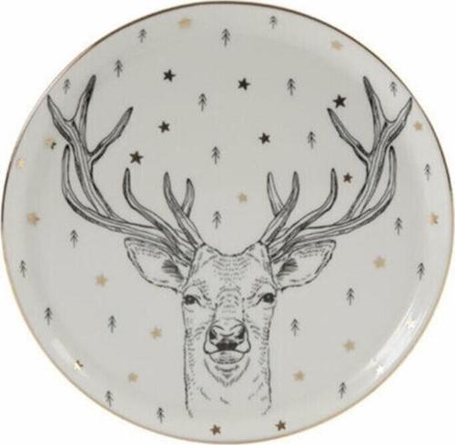 Forest Deer Düz Tabak 20cm