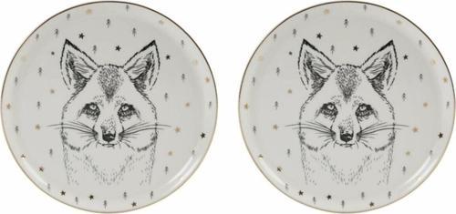 Forest Fox Düz Tabak 20cm 2'li