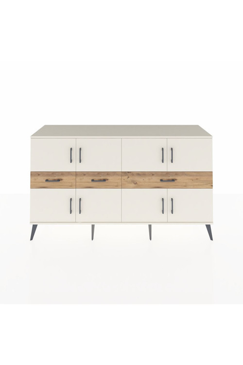 Hyperion Konsol 5 Raflı 3 Çekmeceli 8 Kapaklı 176 x 44 x 99 cm Aytaşı - Aytaşı - Çam