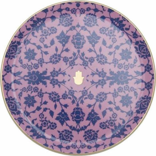 Glamorous Pembe Düz Tabak 24 cm