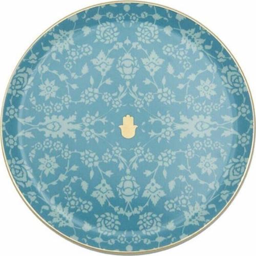 Glamorous Turkuaz Düz Tabak 24 cm