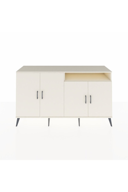 Kronos Konsol 6 Raflı 4 Kapaklı 176x59x99 Aytaşı-Aytaşı