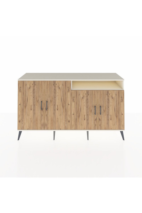 Kronos Konsol 6 Raflı 4 Kapaklı 176x59x99 Aytaşı-Çam/Aytaşı