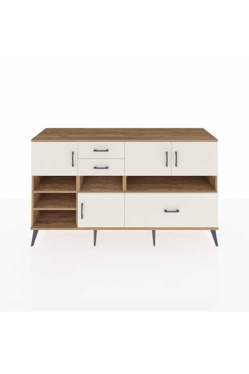 Kronos Konsol 7 Raflı 3 Çekmeceli 4 Kapaklı 176 x 59 x 99 cm Çam - Aytaşı