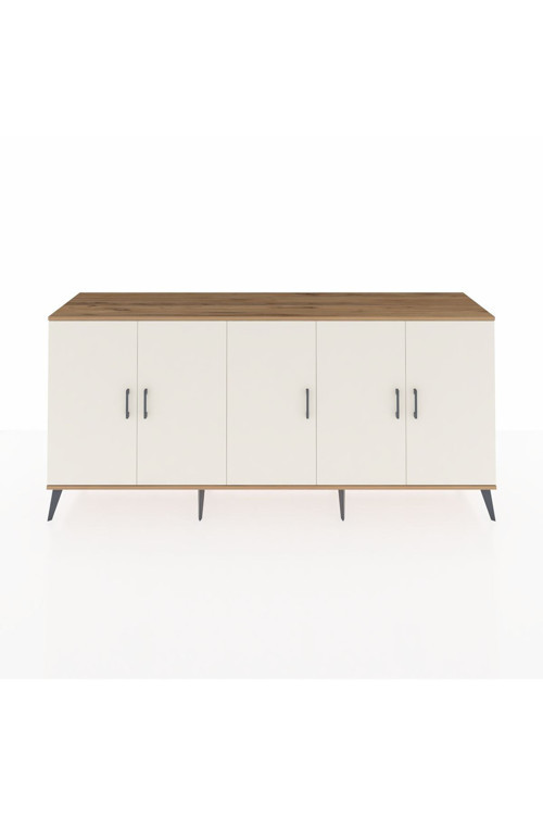 Hyperion Konsol 3 Raflı 5 Kapaklı 220 x 44 x 99 cm Çam - Aytaşı