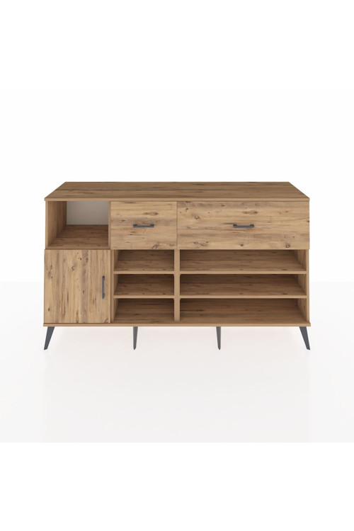Kronos Konsol 6 Raflı 2 Çekmeceli 1 Kapaklı 176 x 59 x 99 cm Çam - Çam