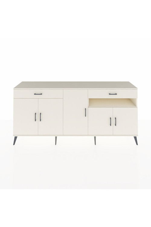 Hyperion Konsol 5 Raflı 2 Çekmeceli 5 Kapaklı 220 x 44 x 99 cm Aytaşı - Aytaşı