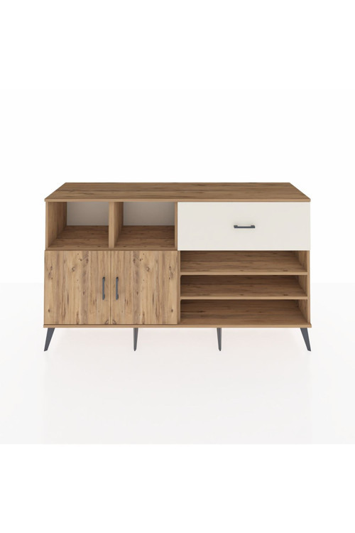 Kronos Konsol 6 Raflı 1 Çekmeceli 2 Kapaklı 176 x 59 x 99 cm Çam - Çam - Aytaşı