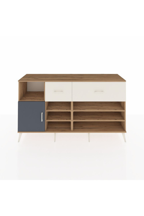 Kronos Konsol 6 Raflı 2 Çekmeceli 1 Kapaklı 176 x 59 x 99 cm Çam - Antrasit - Aytaşı