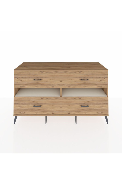 Kronos Konsol 2 Raflı 4 Çekmeceli 176 x 59 x 99 cm Çam - Aytaşı - Çam