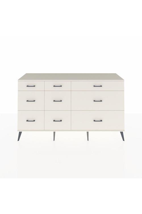 Kronos Konsol 9 Çekmeceli 176 x 59 x 99 cm Antrasit - Aytaşı