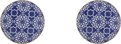 Morocco Desen Mor Düz Tabak 20cm 2'li