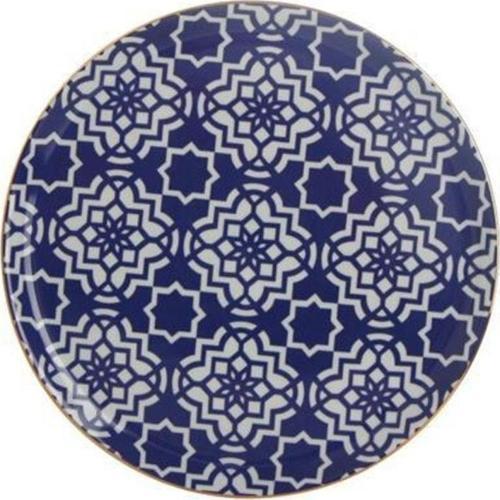 Morocco Düz Tabak Desen7 Mor 28cm