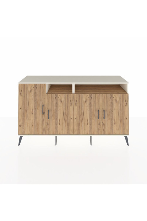 Kronos Konsol 6 Raflı 4 Kapaklı 176x59x99 Aytaşı-Çam