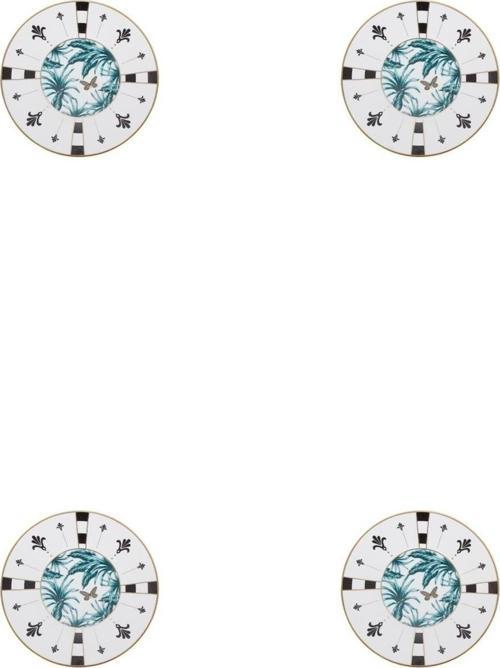 Palms Düz Tabak 21cm 4'lü