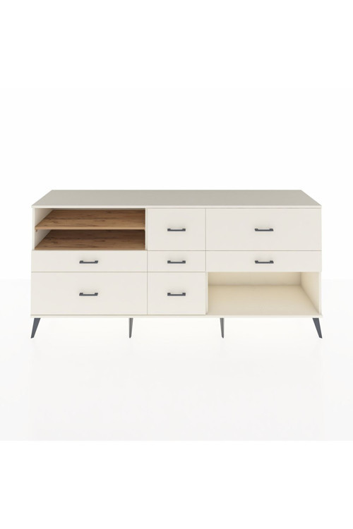 Hyperion Konsol 2 Raflı 7 Çekmeceli 220 x 44 x 99 cm Aytaşı - Çam - Aytaşı