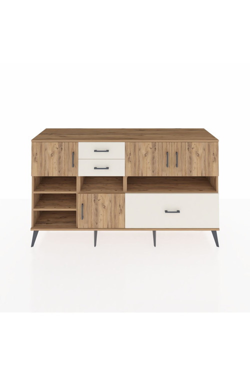 Kronos Konsol 7 Raflı 3 Çekmeceli 4 Kapaklı 176 x 59 x 99 cm Çam - Çam - Aytaşı