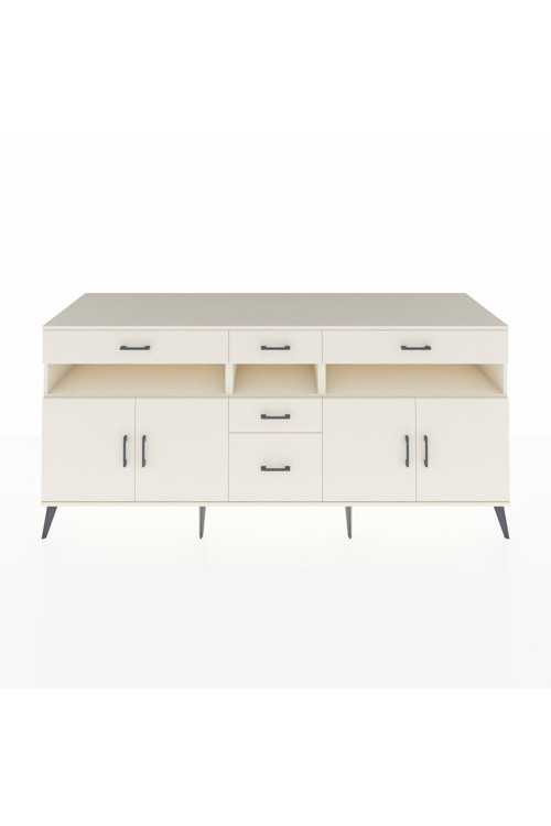 Kronos Konsol 5 Raflı 5 Çekmeceli 4 Kapaklı 220 x 59 x 99 cm Aytaşı - Aytaşı - Aytaşı