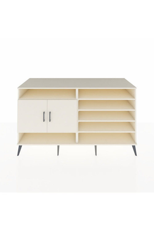 Kronos Konsol 7 Raflı 2 Kapaklı 176 x 59 x 99 cm Aytaşı - Aytaşı - Çam
