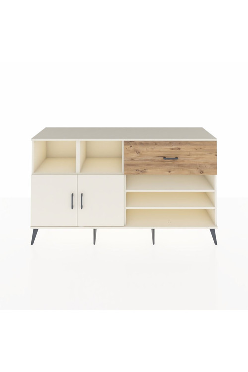 Kronos Konsol 6 Raflı 1 Çekmeceli 2 Kapaklı 176 x 59 x 99 cm Aytaşı - Aytaşı - Çam