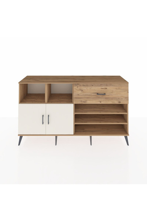Kronos Konsol 6 Raflı 1 Çekmeceli 2 Kapaklı 176 x 59 x 99 cm Çam - Aytaşı - Çam