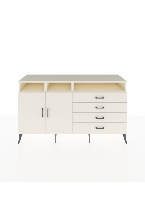 Kronos Konsol 5 Raflı 4 Çekmeceli 2 Kapaklı 176 x 59 x 99 cm Aytaşı - Aytaşı