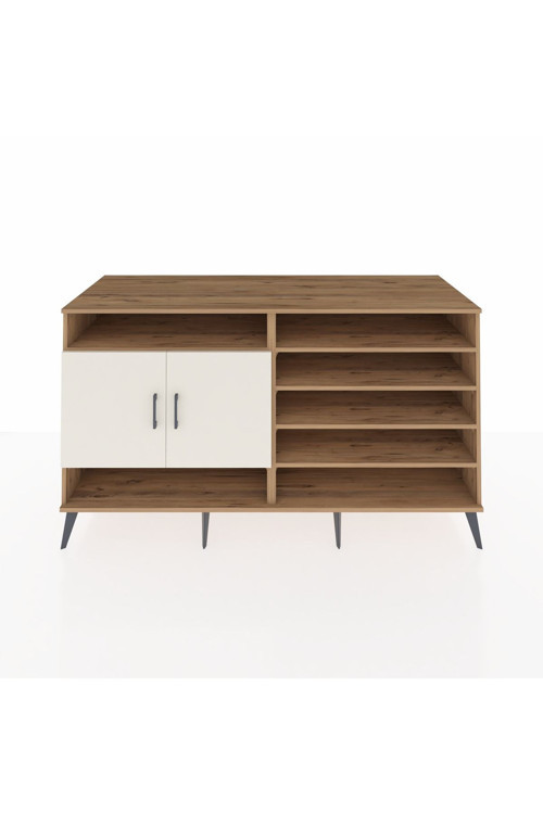 Kronos Konsol 7 Raflı 2 Kapaklı 176x59x99 Çam-Aytaşı/Çam