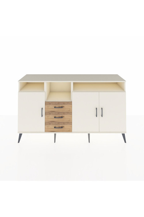 Kronos Konsol 5 Raflı 3 Çekmeceli 3 Kapaklı 176x59x99 Aytaşı-Aytaşı/Çam