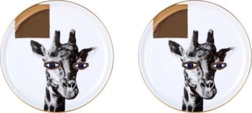 Wild Life Giraffe Düz Tabak 20cm 2'li